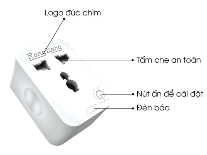 Ổ cắm điện đa năng thông minh Rạng Đông biến các thiết bị điện thông thường thành thiết bị thông minh