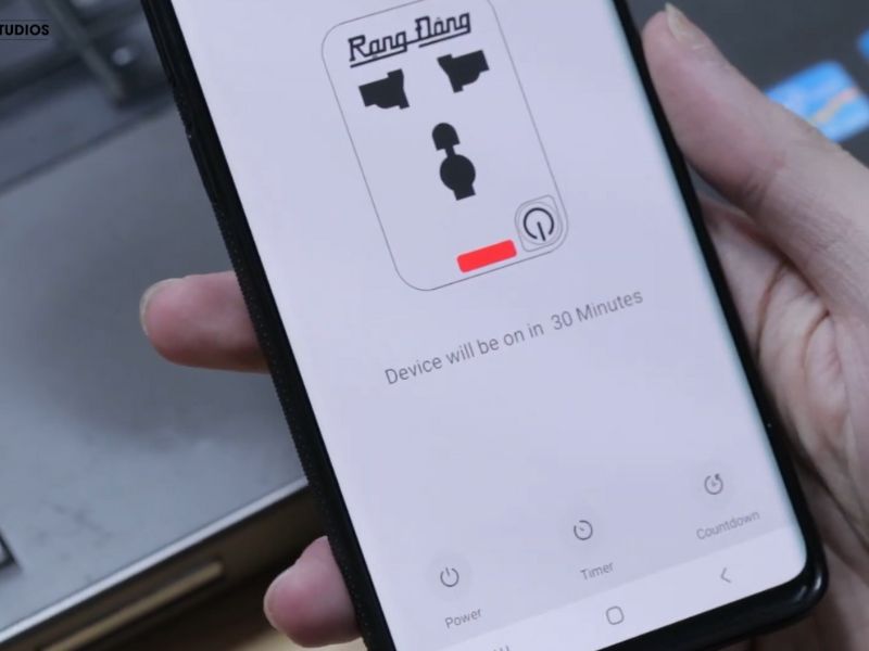 Ứng dụng Rallismart V2 cho phép hẹn giờ bật/tắt thiết bị theo nhu cầu mong muốn